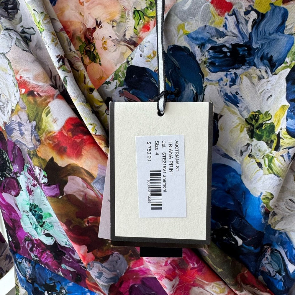 Floral Print Dress with Vivid Colors